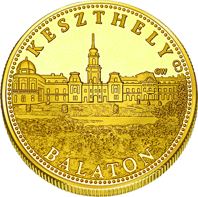 Front side Keszthely Balaton Golden Hungary