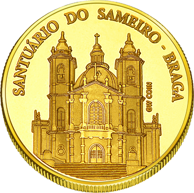 Front side Santuário do Sameiro Golden Portugal