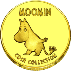 Front side Moomin Naantali Golden Finland