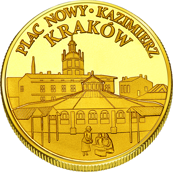 Front side Plac Nowy w Krakowie Złote Małopolskie