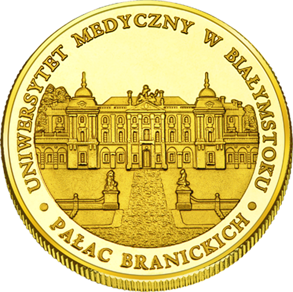 Front side Pałac Branickich w Białymstoku Złote Podlaskie