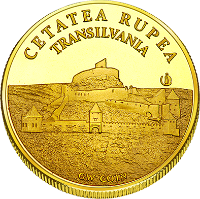 Front side CETATEA RUPEA Golden Romania