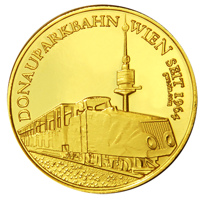 Front side Donauparkbahn Golden Austria