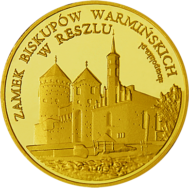 Front side Zamek Biskupów Warmińskich w Reszlu Złote Zamki i Pałace