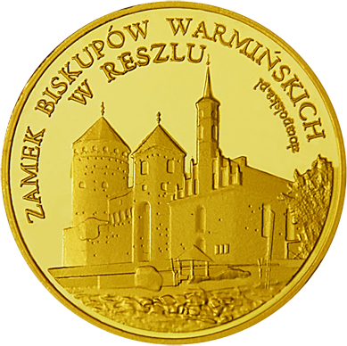 Front side Zamek biskupów Warmińskich w Reszlu Złote Warmińsko-Mazurskie