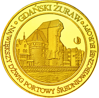 Front side Gdański Żuraw Złote Pomorskie