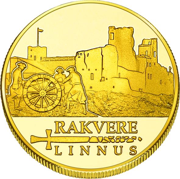 Front side Rakvere Linnus Goldenes Estonia