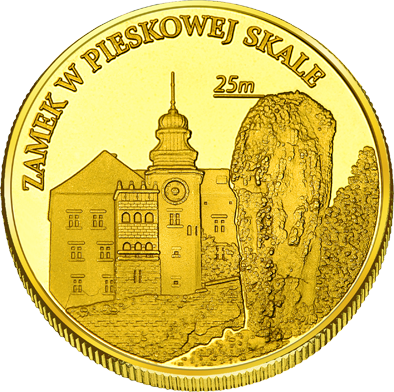 Front side Zamek Pieskowa Skała Oddział Zamku Królewskiego na Wawelu Złote Zamki i Pałace