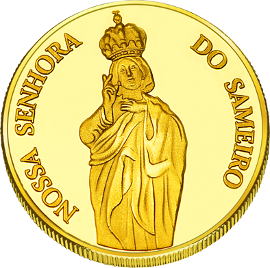 Back side of Santuário do Sameiro Golden Portugal