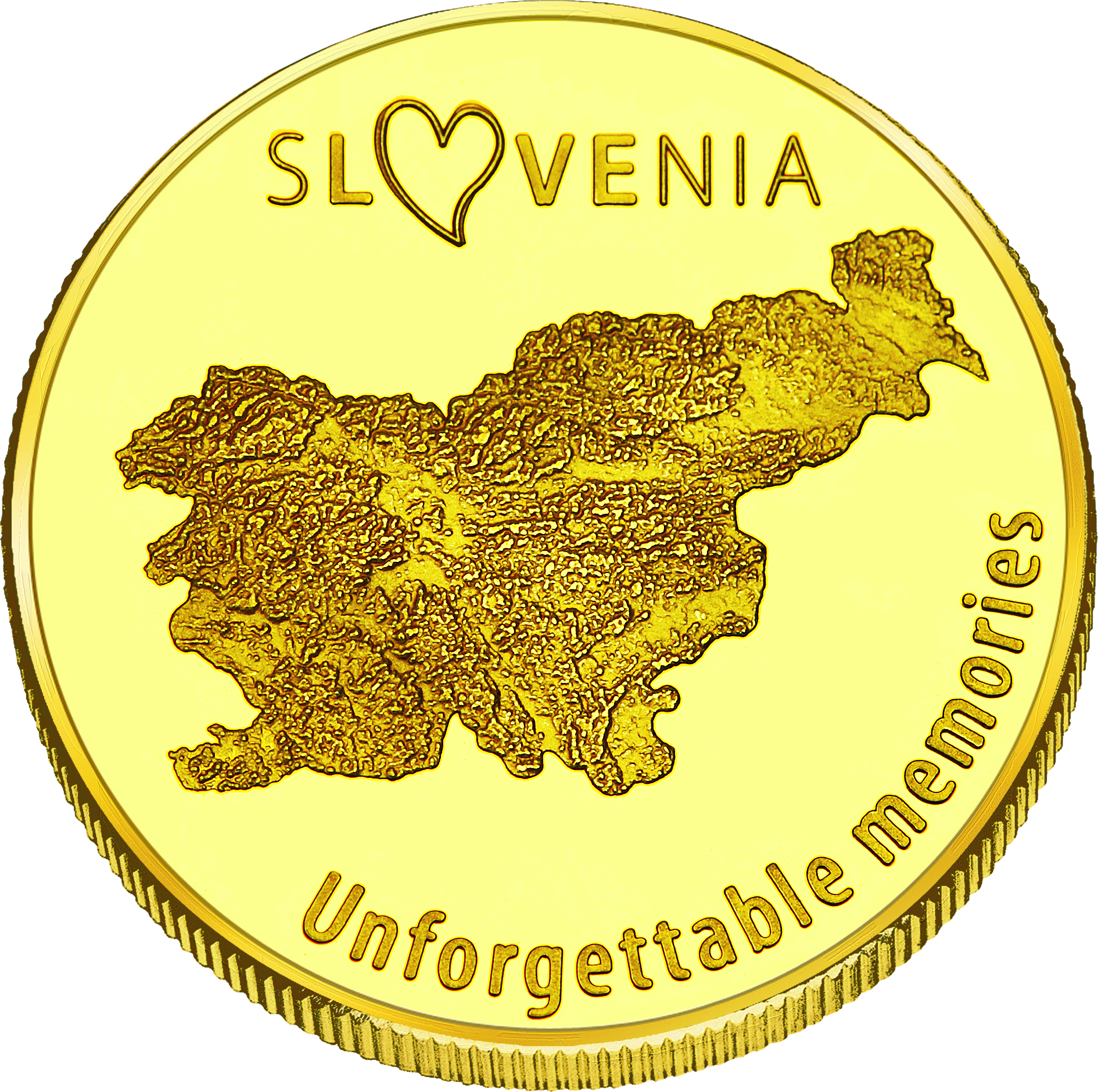 Back side of Blejsko jezero Golden Slovenia
