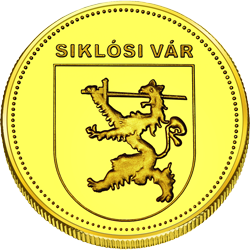 Back side of Siklósi Vár Golden Hungary