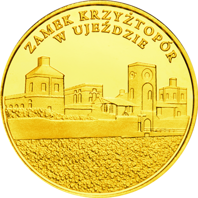 Back side of Zamek Krzyżtopór w Ujeździe Złote Świętokrzyskie