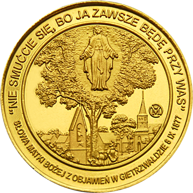 Back side of Sanktuarium Matki Bożej Gietrzwałdzkiej Szlak Jana Pawła II