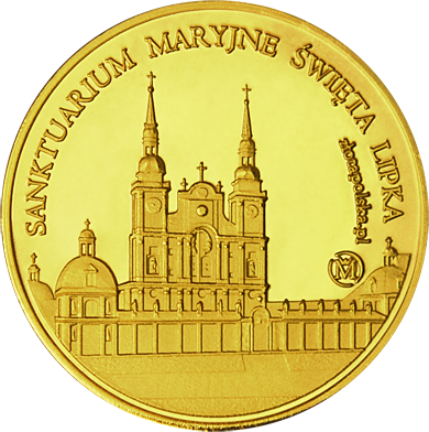 Front side Sanktuarium Maryjne Św. Lipka Szlak Jana Pawła II