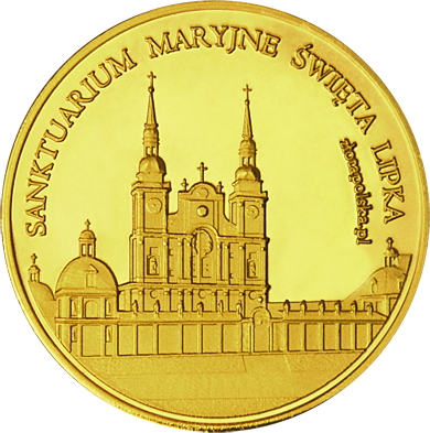 Front side Sanktuarium Maryjne w Świętej Lipce Złote Warmińsko-Mazurskie
