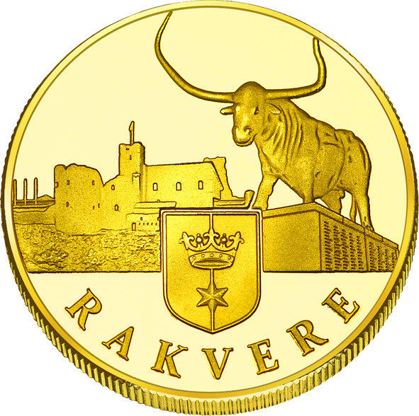 Front side Rakvere Linnus Goldenes Estonia