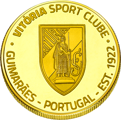 Back side of Vitória sport clube Guimarães Golden Portugal